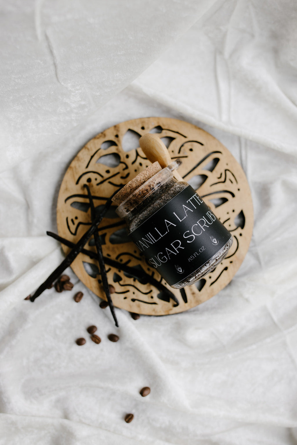 Organic Coffee & Vanilla Sugar Scrub – Exfoliating Body Scrub | 8.5 oz