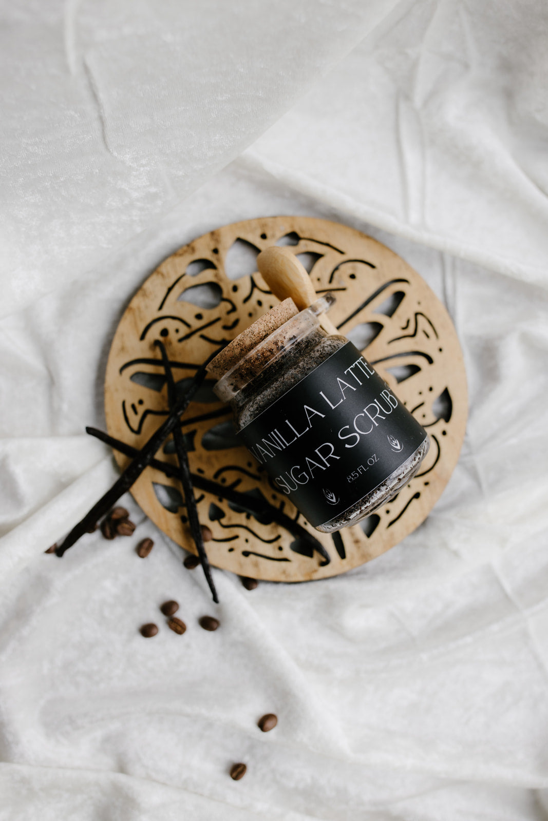 Organic Coffee & Vanilla Sugar Scrub – Exfoliating Body Scrub | 8.5 oz