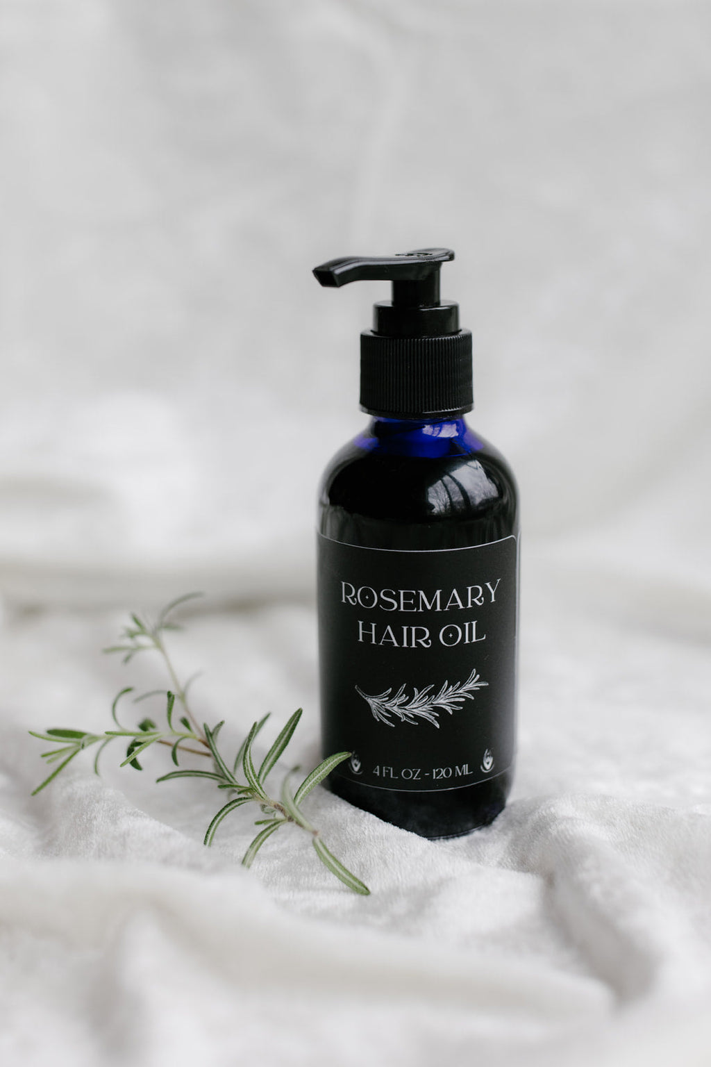 Organic Rosemary Hair Oil – Nourishing Scalp Treatment | 2 oz