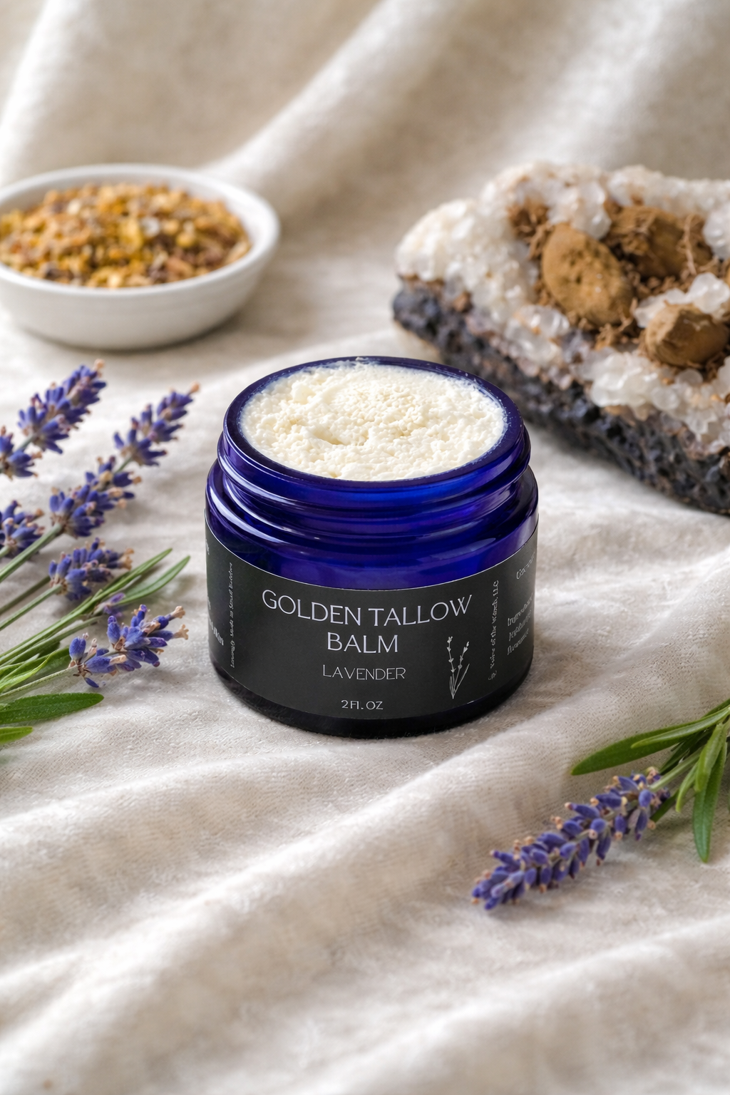 Golden Tallow Balm – Lavender & Calendula