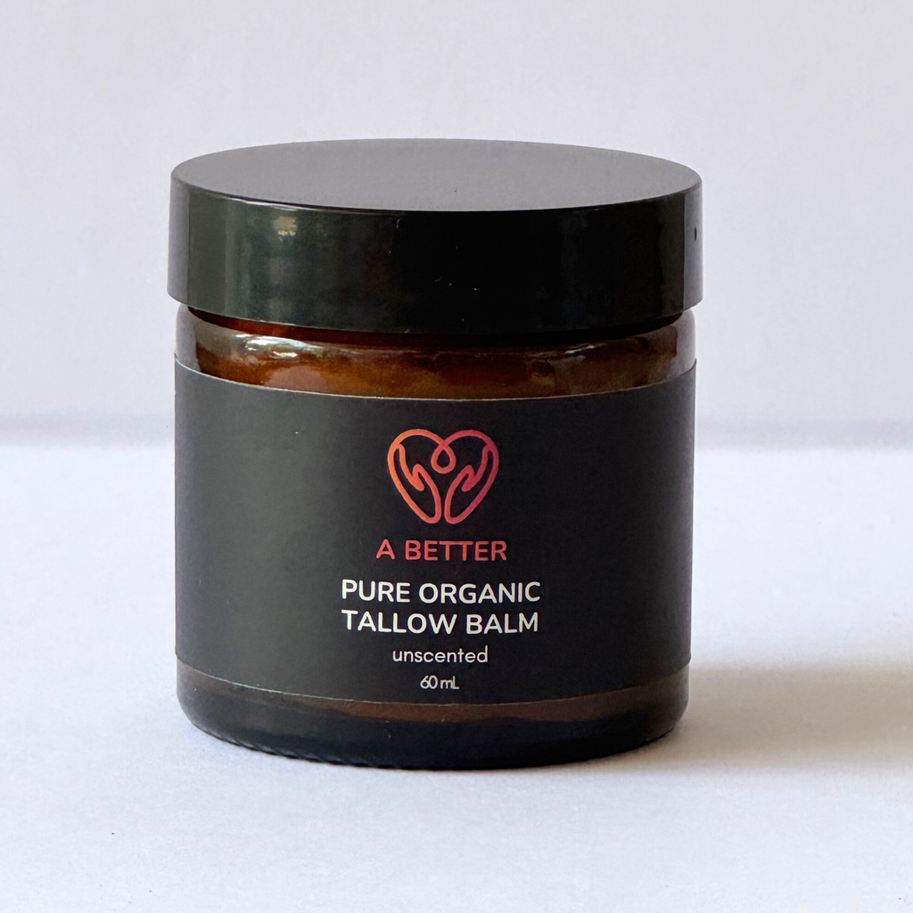 Pure Organic Tallow Balm – Grass-Fed Unscented Face & Body Moisturizer | 60 mL